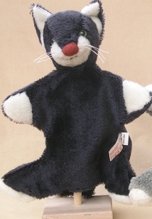 Bio Handpuppe Katze - Natürlich & Fair ca. 30 cm groß Bio Handpuppe Katze - Natürlich & Fair ca. 30 cm groß