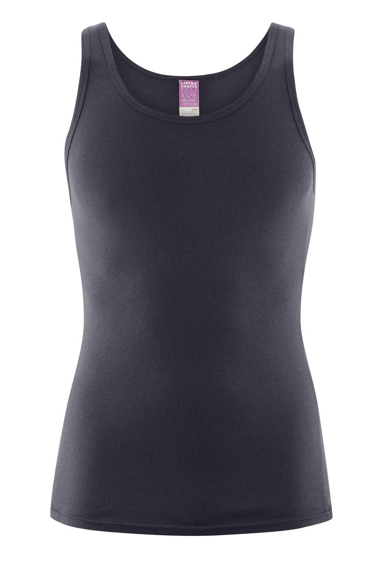 Herren Unterhemd aus Bio Baumwolle in navy graphite