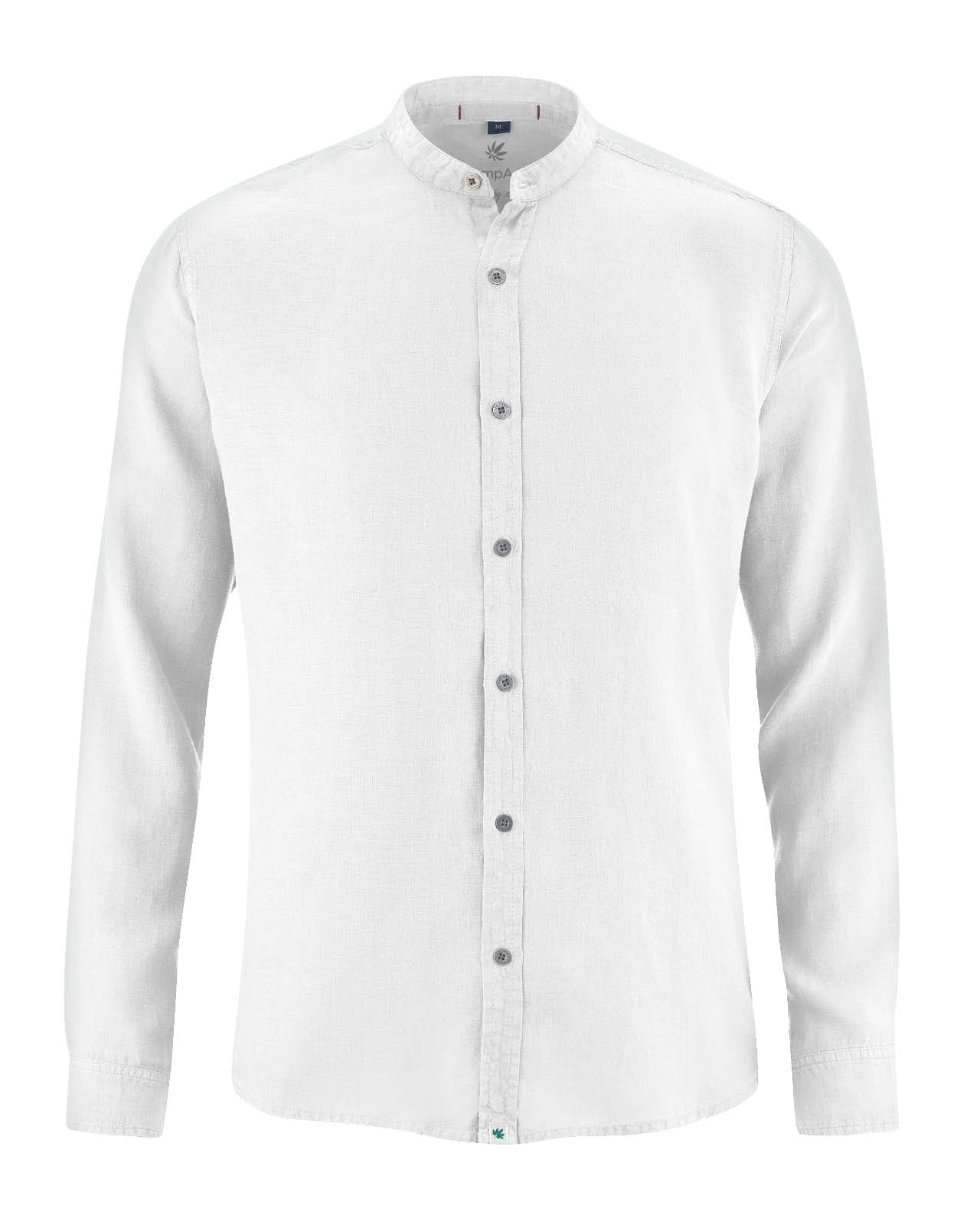 Hemd Stehkragen Herren Slim Fit aus Hanf Hemd Stehkragen Herren Slim Fit aus Hanf