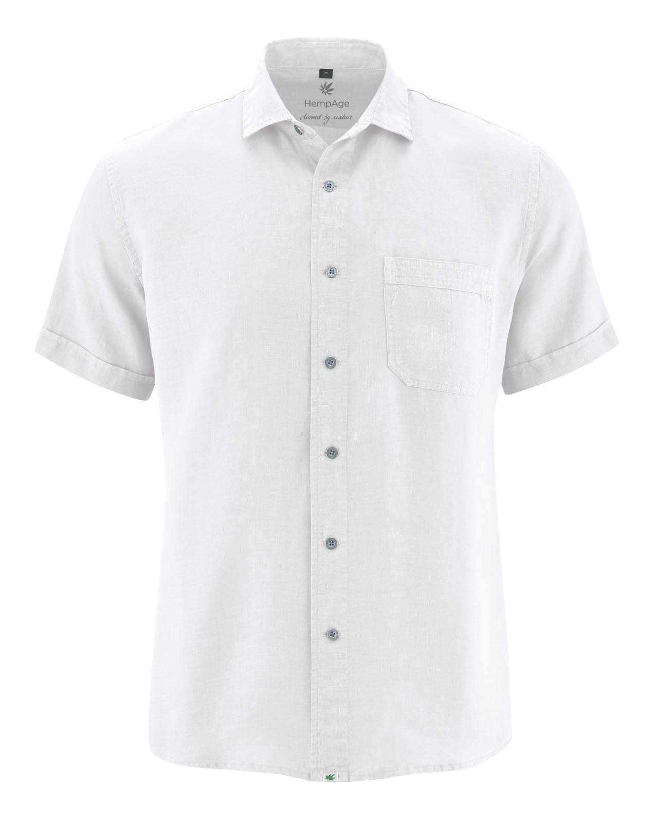 HempAge Legeres Herren Kurzarm Hemd