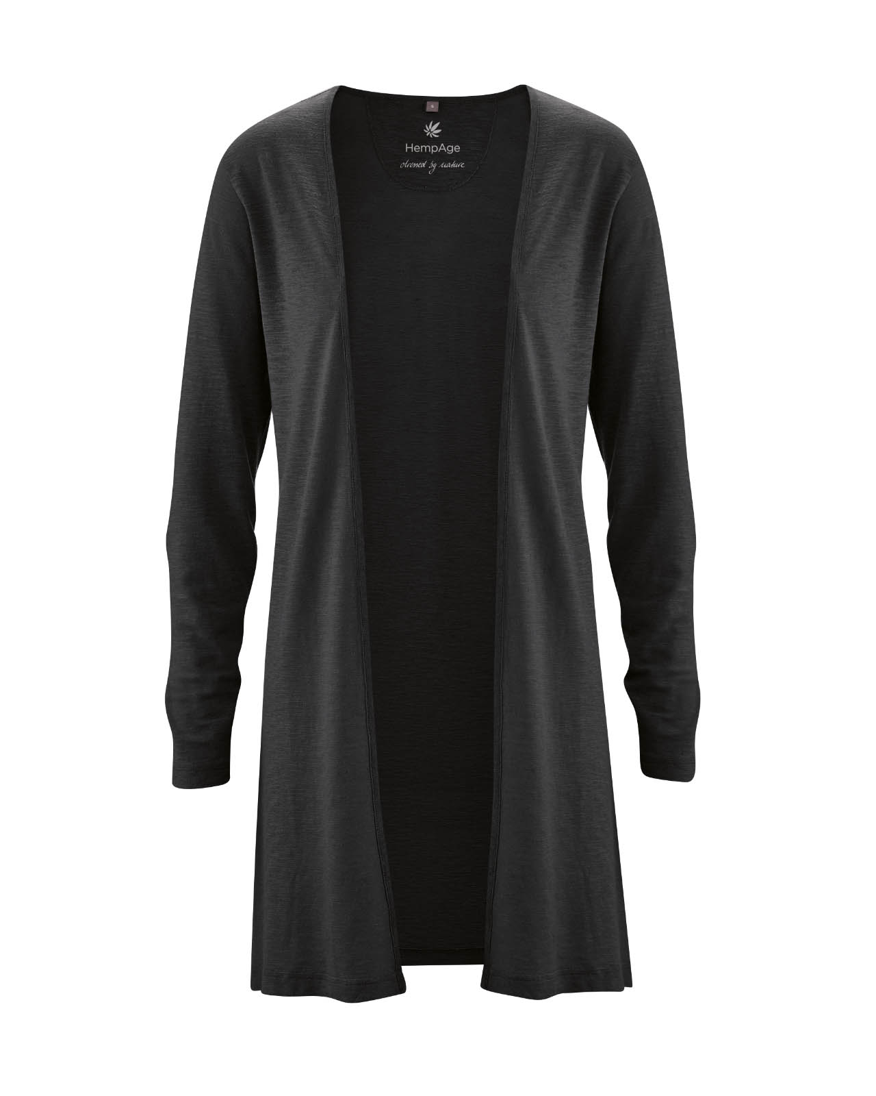 HempAge Jersey Long Cardigan aus Hanf und Bio-Baumwolle HempAge Jersey Long Cardigan aus Hanf und Bio-Baumwolle