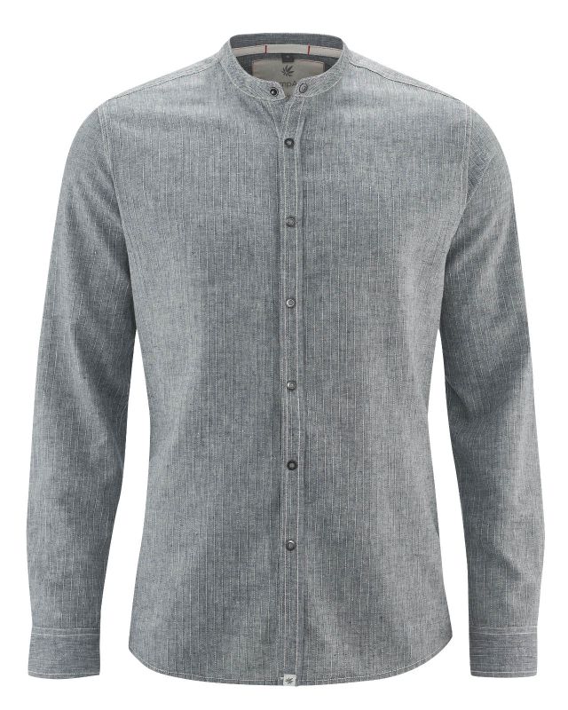 Veganes Herren Hemd mit Stehkragen Veganes Herren Hemd mit Stehkragen