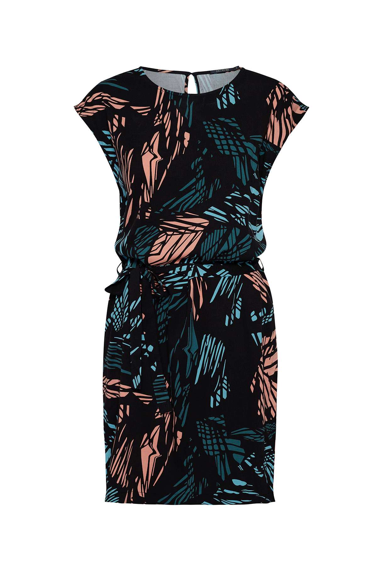 Greenbomb Sommer Kleid Black Palm Greenbomb Sommer Kleid Black Palm