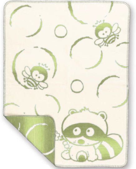 Nachhaltige Baby Kuscheldecke Bio Baumwolle Waschbär Nachhaltige Baby Kuscheldecke Bio Baumwolle Waschbär