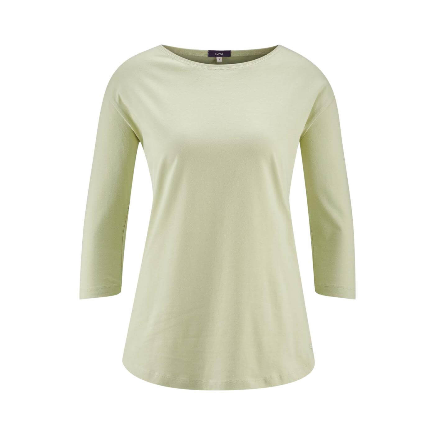 Schlafshirt Damen Langarm - Bio-Baumwolle von Living Crafts