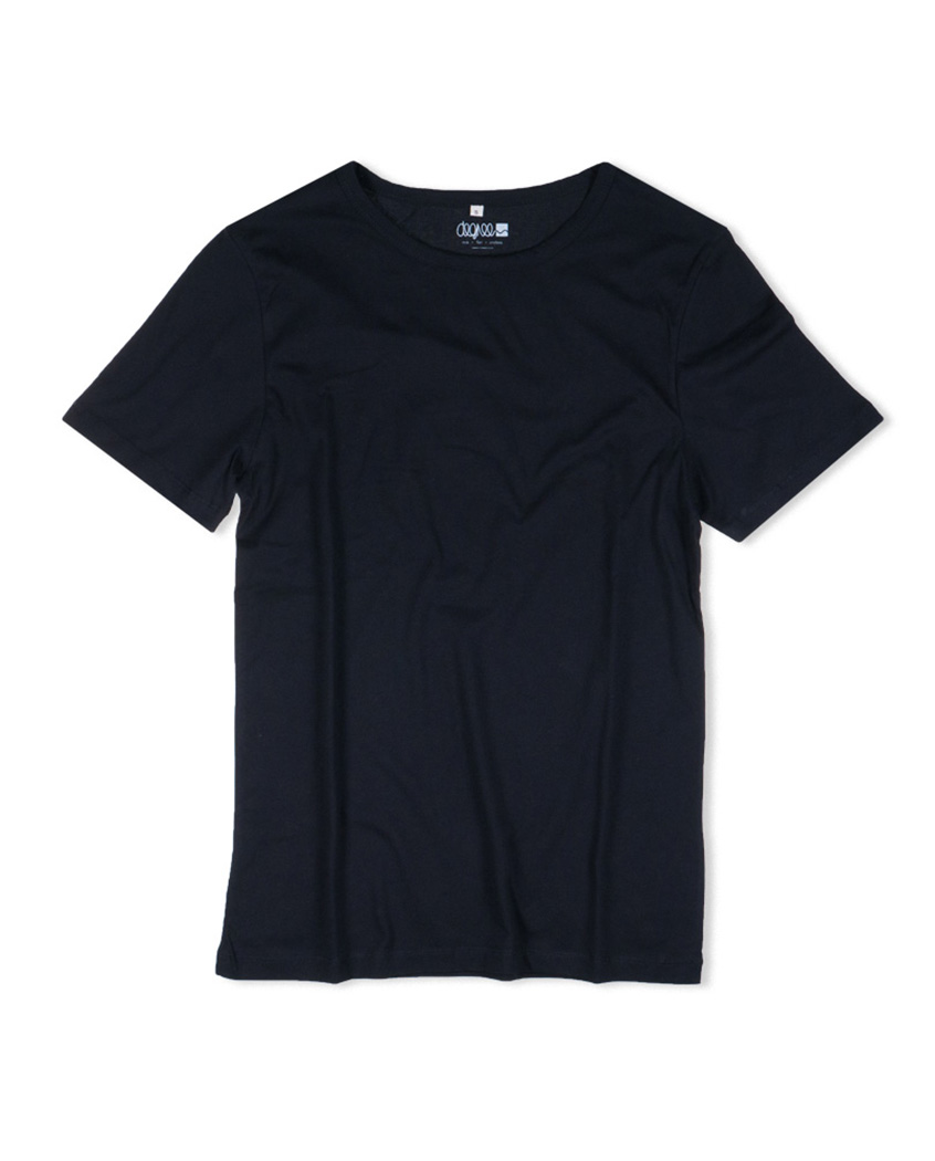 Herren T-Shirt aus Bio Baumwolle in schwarz Herren T-Shirt aus Bio Baumwolle in schwarz