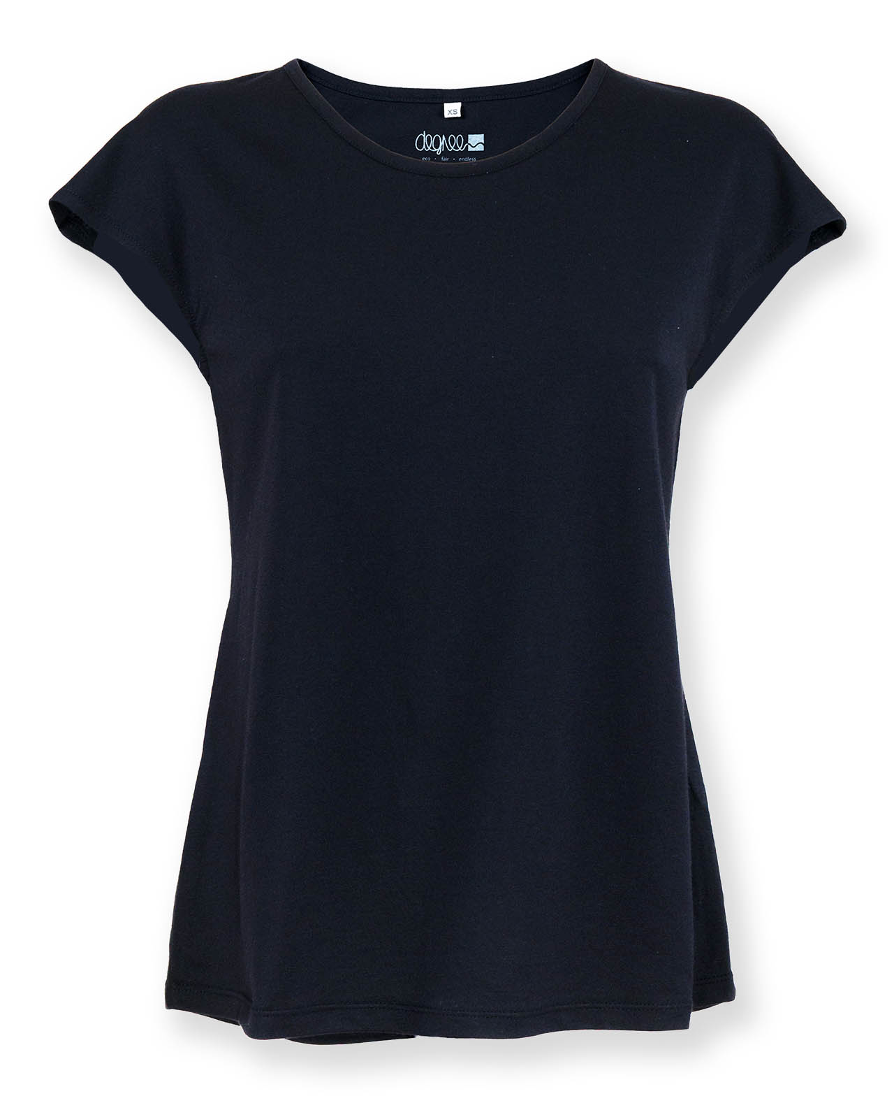 Damen Shirt aus Bio Baumwolle und Modal schwarz Damen Shirt aus Bio Baumwolle und Modal schwarz