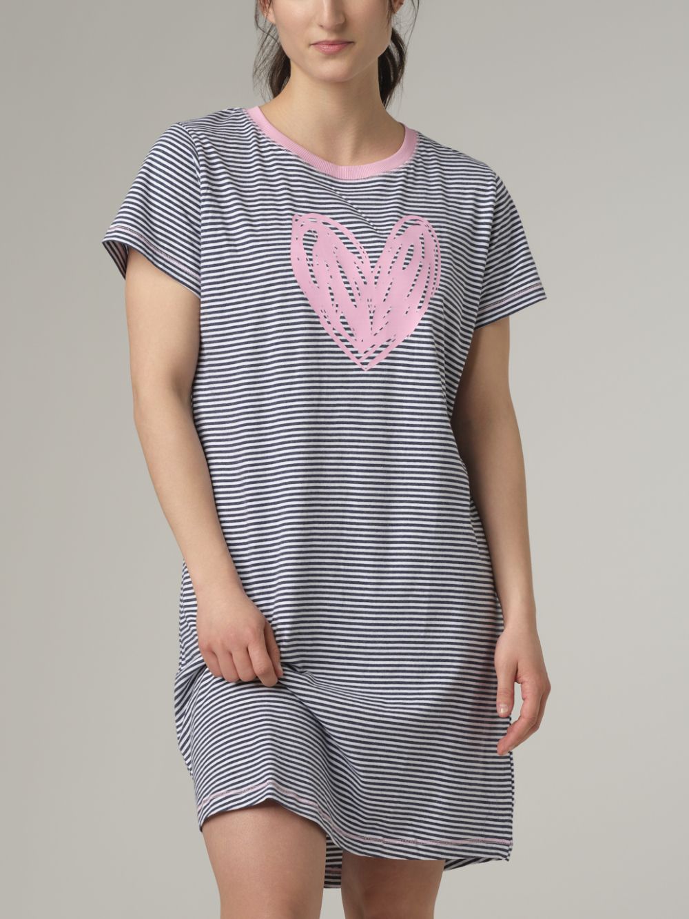 Bio Baumwolle Nachthemd Damen Kurzarm Bio Baumwolle Nachthemd Damen Kurzarm