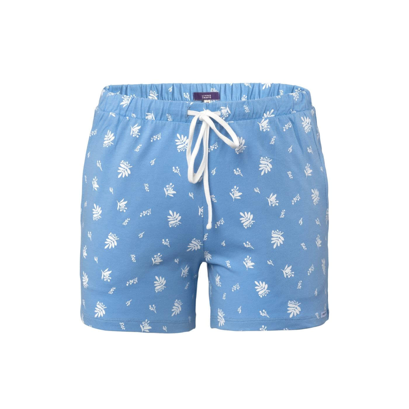 Bio Schlafshorts - Kurze Schlafhose Damen Baumwolle