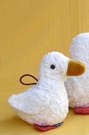 Spieluhr Ente aus Bio Baumwolle