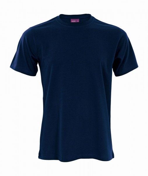 Bio T-Shirt mit Rundhalsausschnitt in dunkelblau